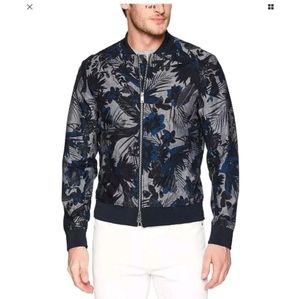 Armani Exchange Men's Blue Leaf Jacket 2XL